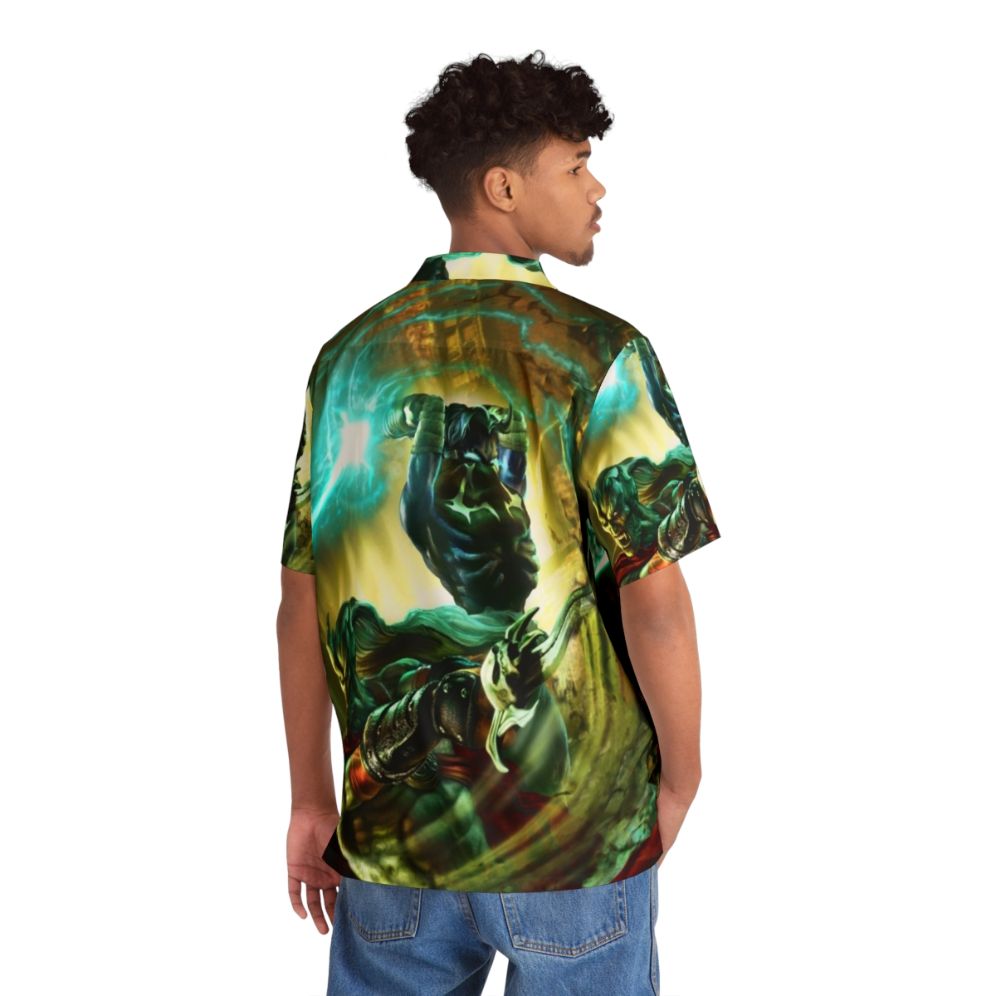 Legacy of Kain Hawaiian Shirt with Kain and Vampire Imagery - People Back