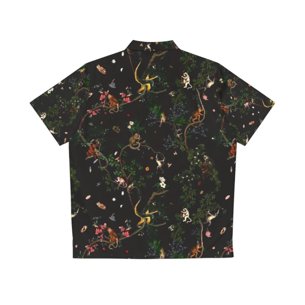 Monkey World Botanical Hawaiian Shirt - Back