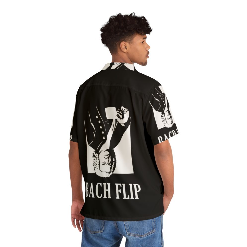 Bach Flip Hawaiian Shirt featuring a music-inspired pun design - People Back