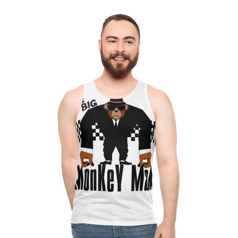 Unisex Big Monkey Man Ska Music Tank Top - men