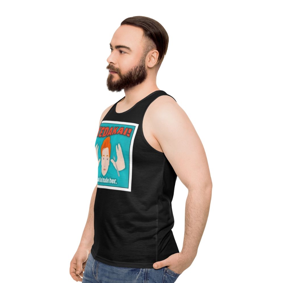 Conan and Kedakai Unisex Team Coco Tank Top - men side