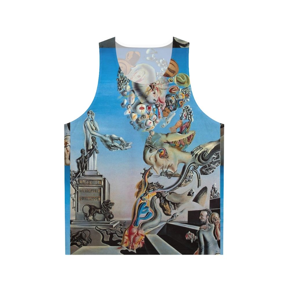 Surreal Salvador Dali-inspired unisex tank top