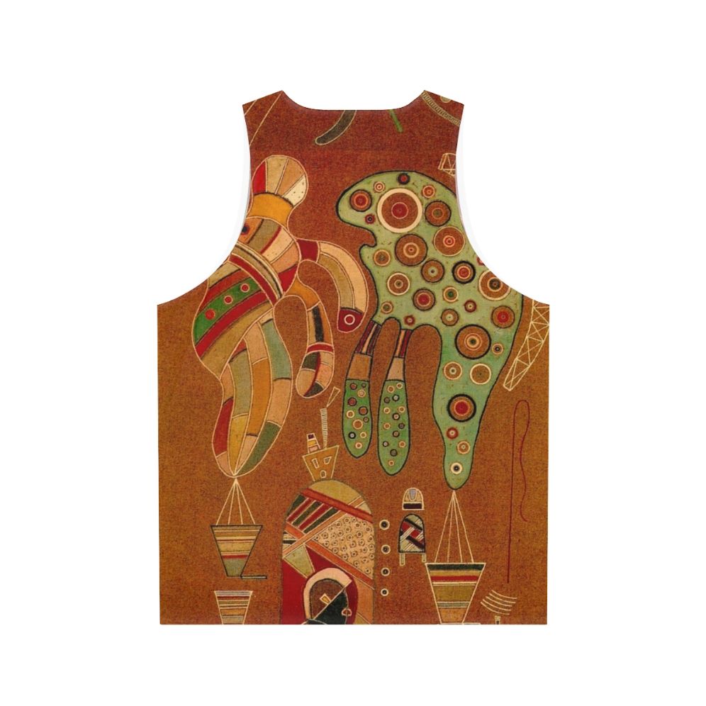 Wassily Kandinsky inspired abstract art unisex tank top - Back