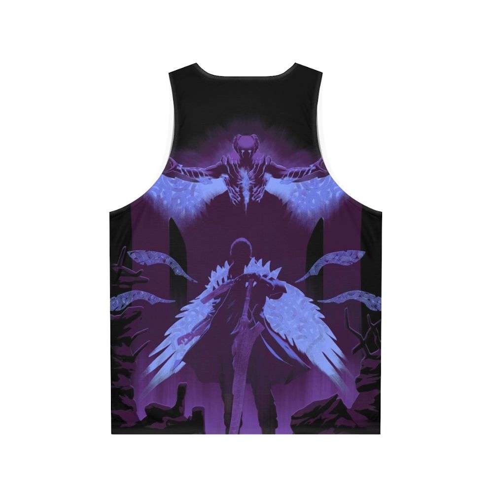 Violet Hunter Unisex Gaming Tank Top - Back