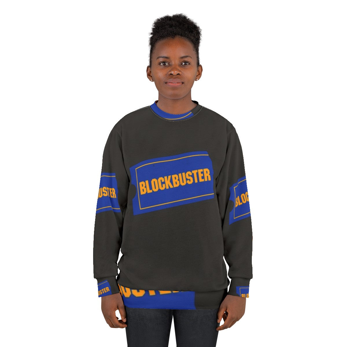 Blockbuster Video Logo Vintage Sweatshirt - women