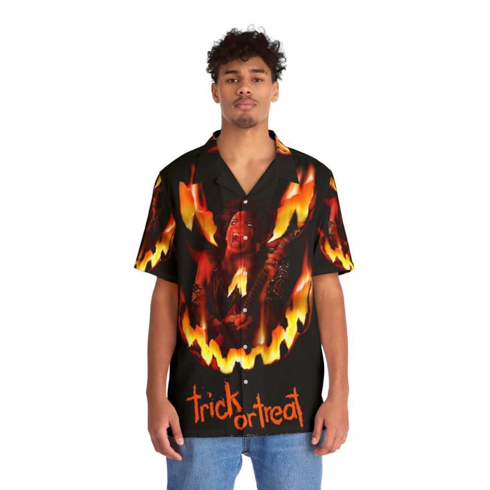 Spooky Trick or Treat Hawaiian Shirt - People Front