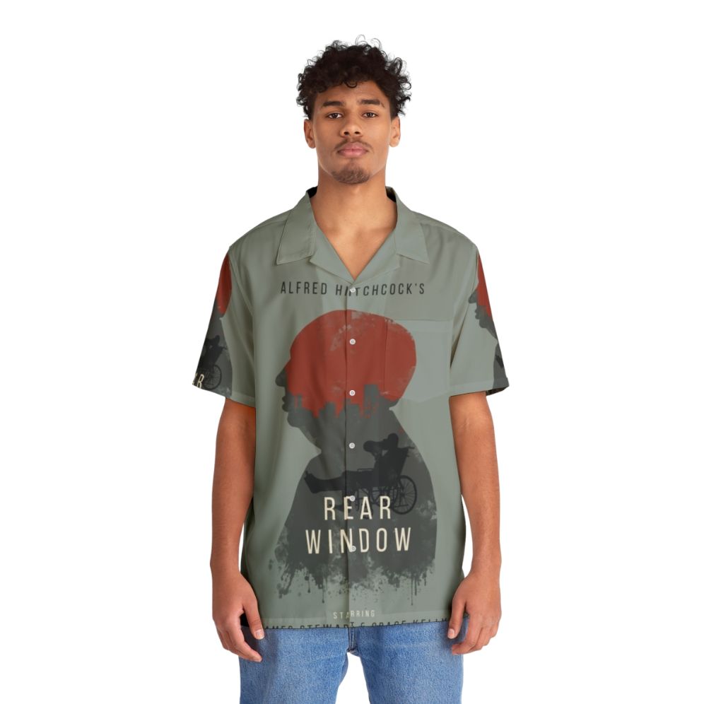 Classic Rear Window Alfred Hitchcock Hawaiian Shirt - People Front