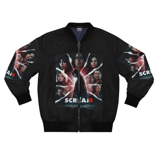 Scream VI Active Bomber Jacket - Horror Movie Merch featuring Ghostface and Scream 6 characters