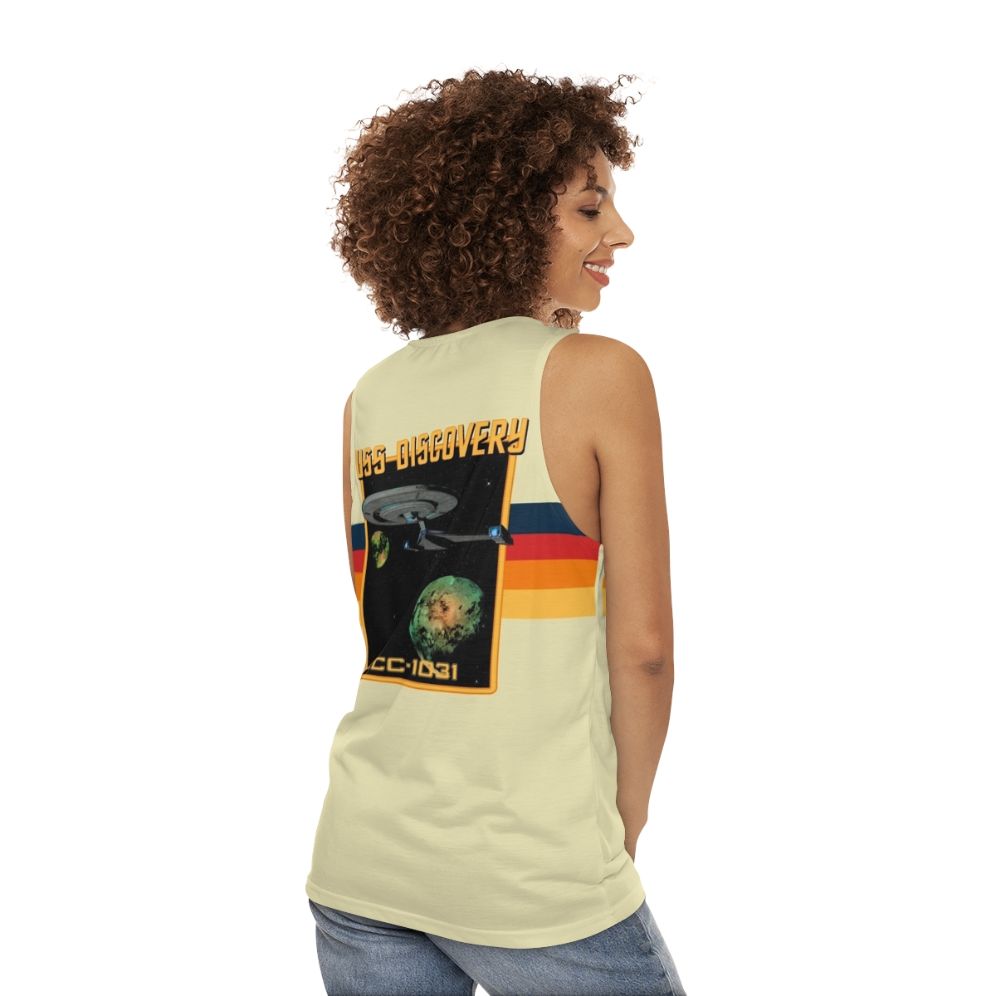 USS Discovery NCC-1031 Star Trek Unisex Tank Top - women back