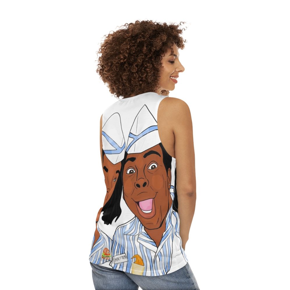 Good Burger Unisex Tank Top - women back