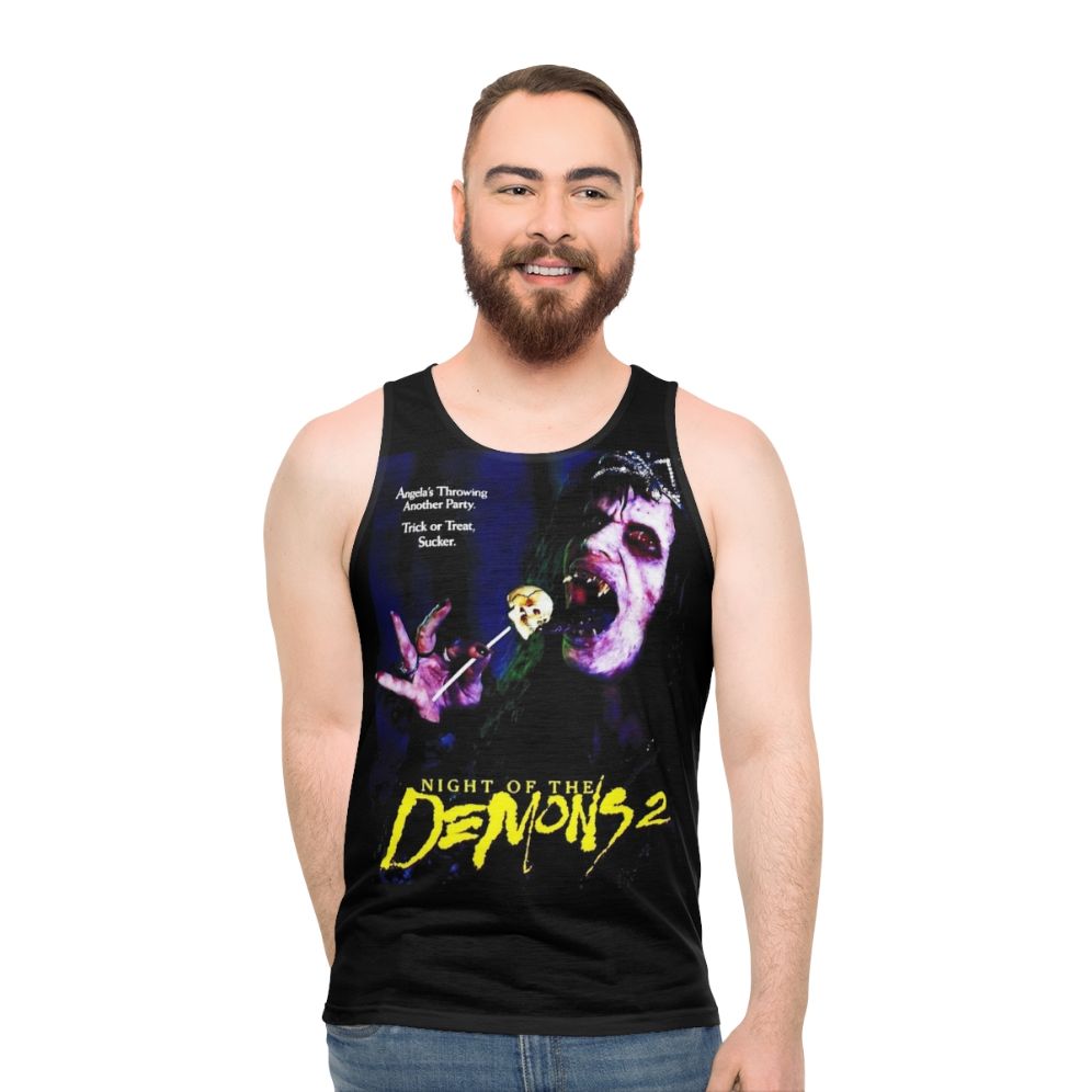 Graphic "Night of the Demons 2" unisex tank top - men