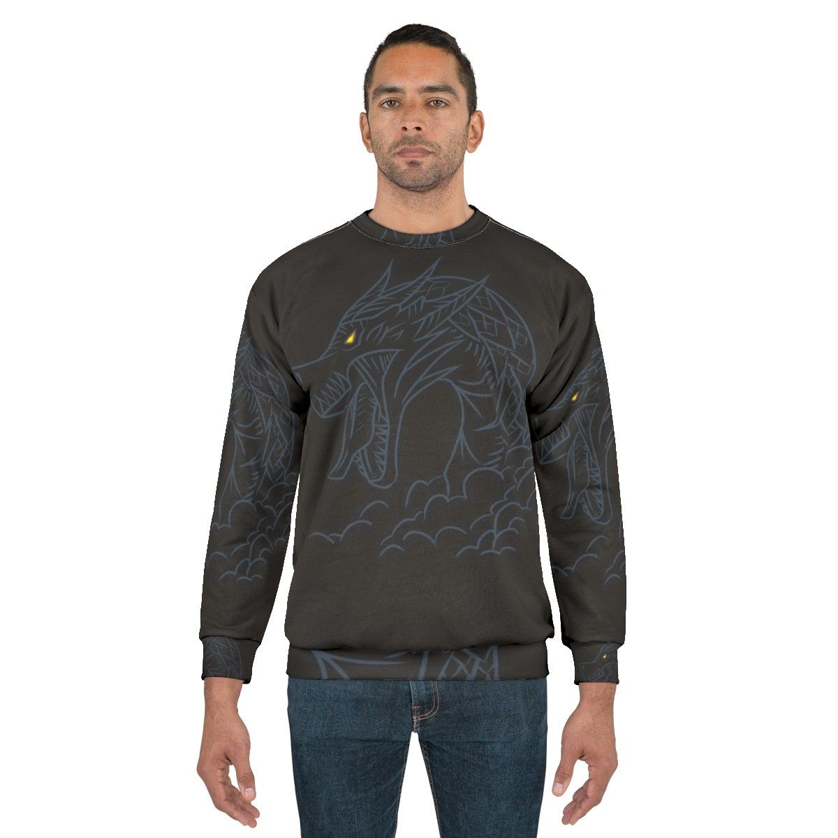 Mystic Legendary Shadow Dragon Sweatshirt - men