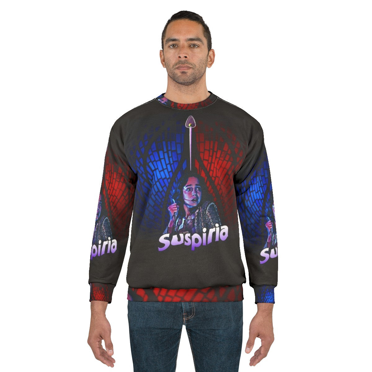 Vintage Suspiria Horror Sweatshirt with Dario Argento's 1977 Classic Film - men