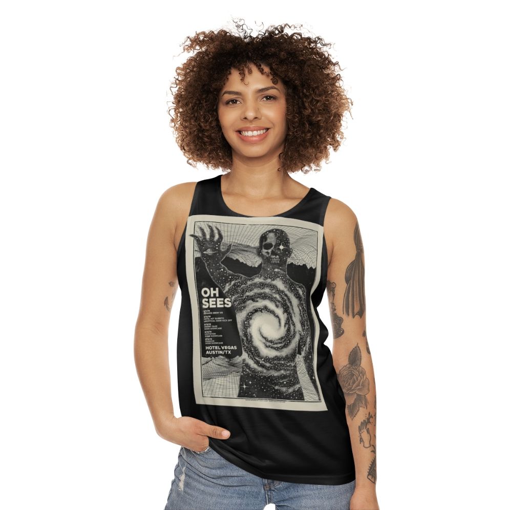 Thee Oh Sees psychedelic rock band unisex tank top - women