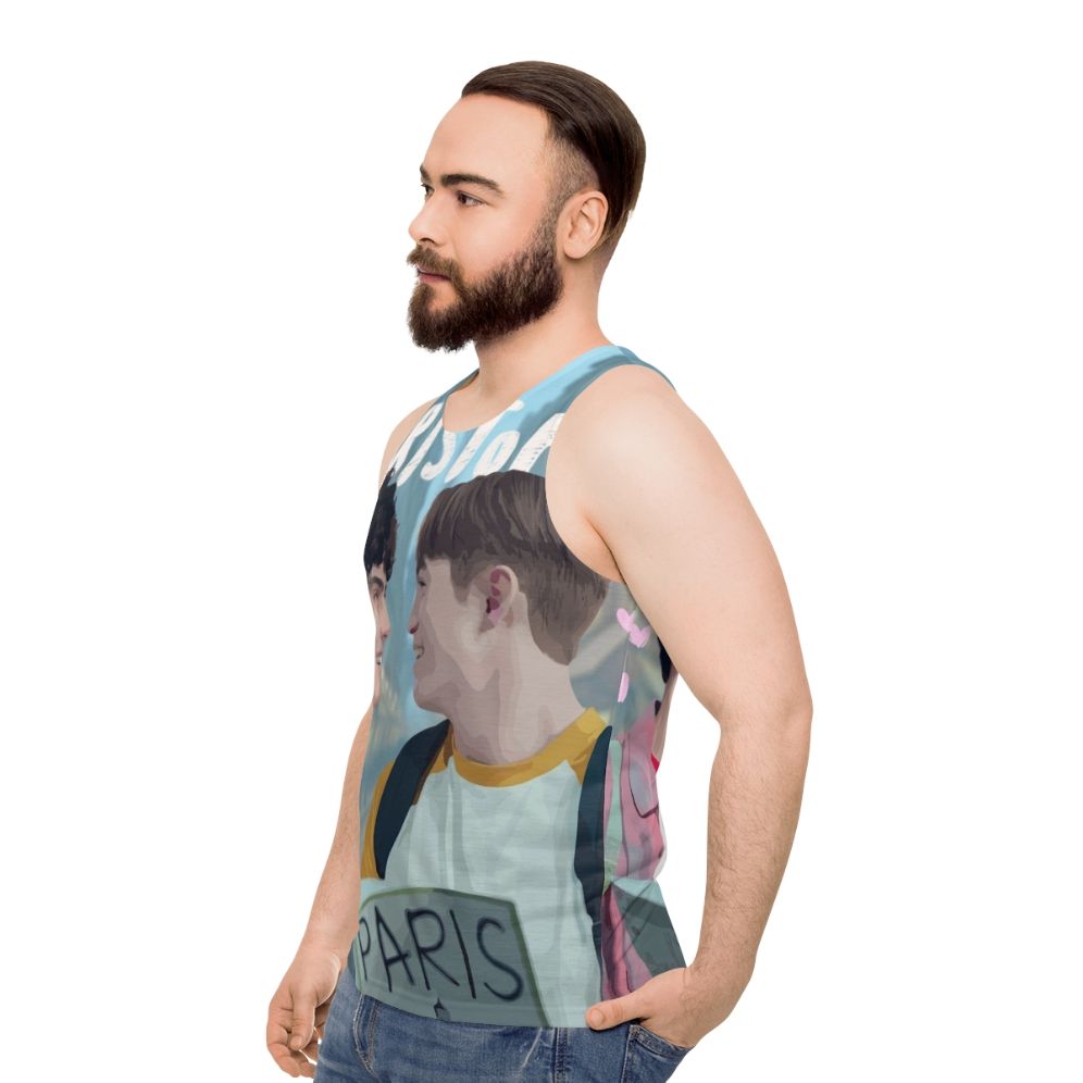 Heartstopper Netflix Unisex Tank Top - men side