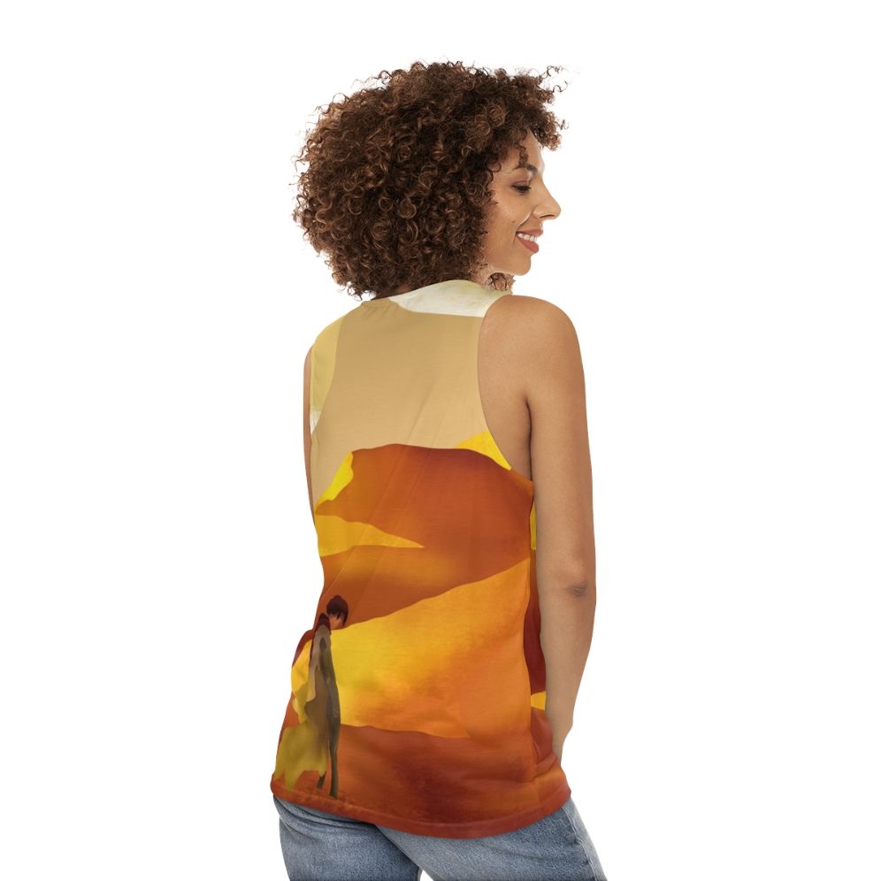 Dune sci-fi landscape unisex tank top - women back