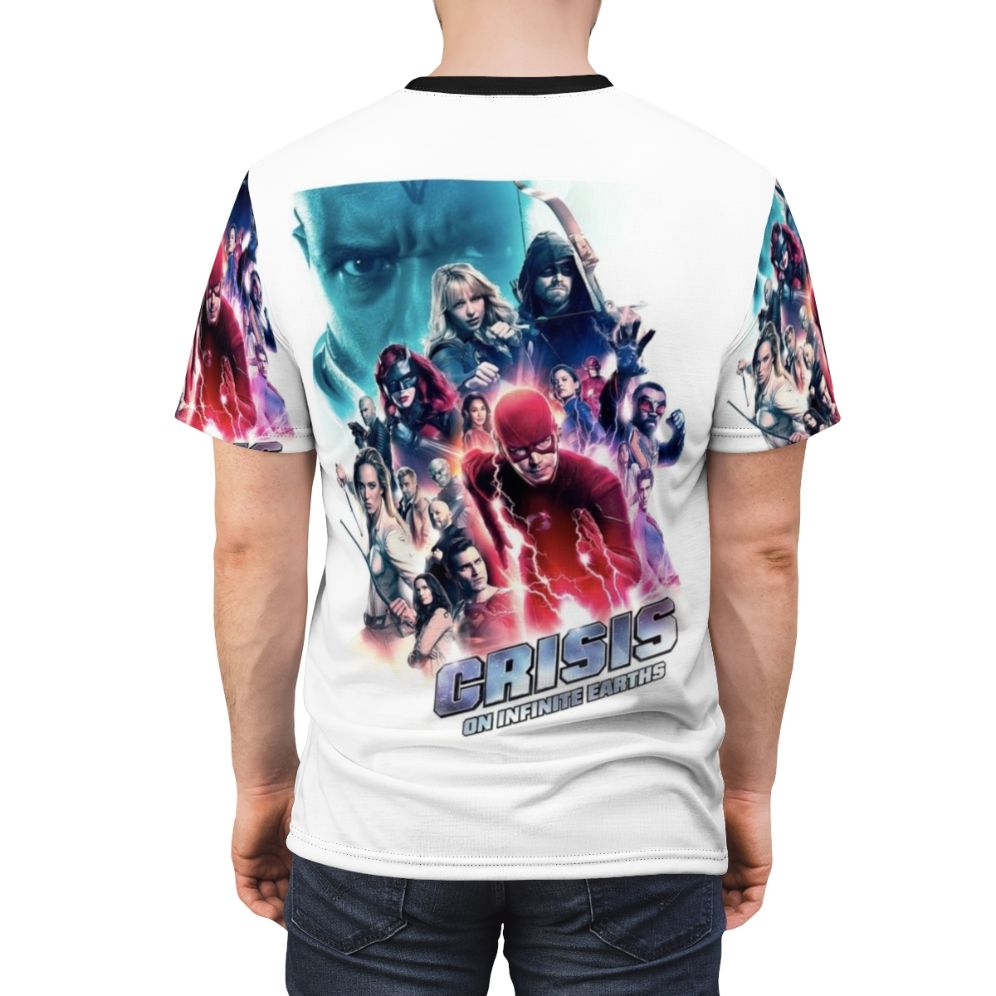 Arrowverse superhero t-shirt design featuring the White Canary from Legends of Tomorrow - men back