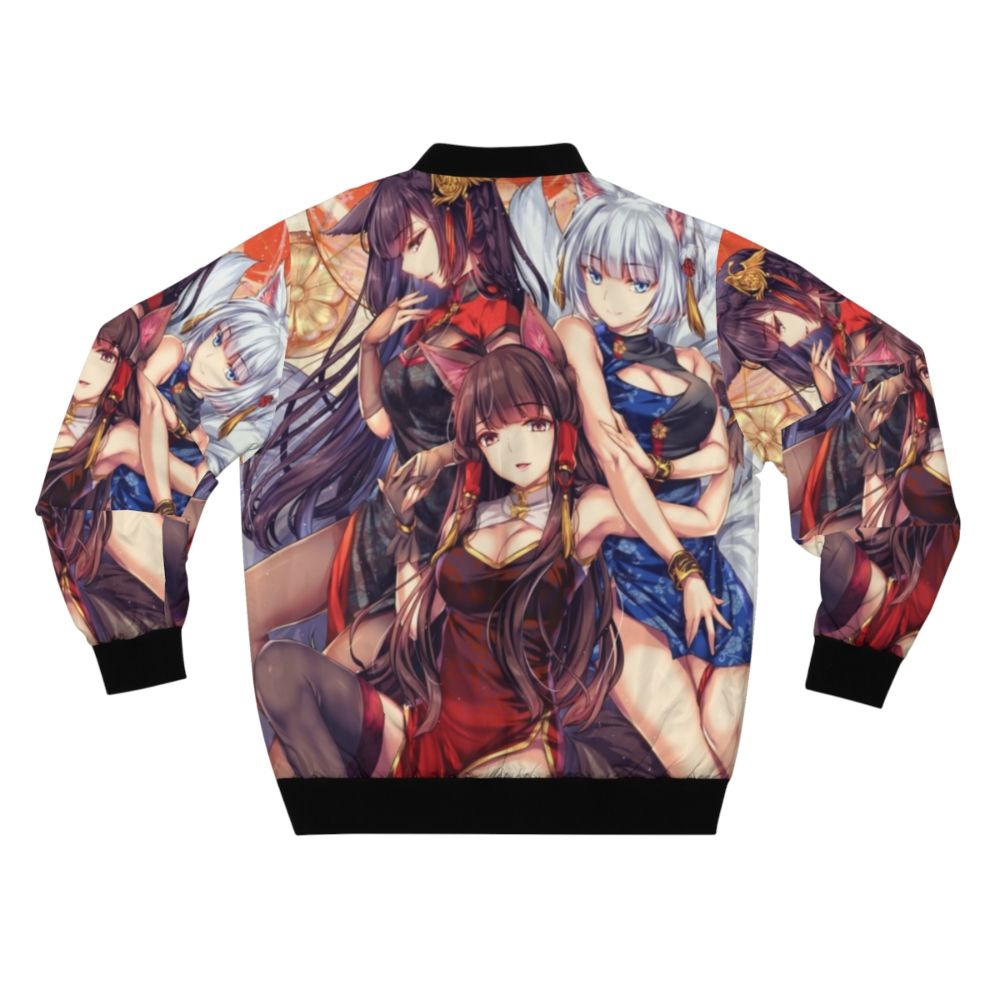 Sakura Sisters Bomber Jacket - Azur Lane Inspired Waifu Apparel - Back