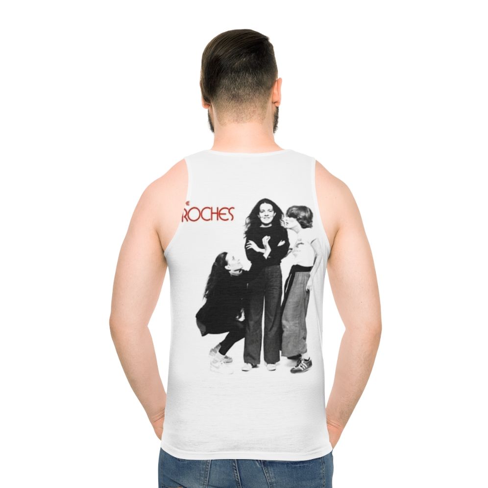 The Roches Unisex Tank Top - men back