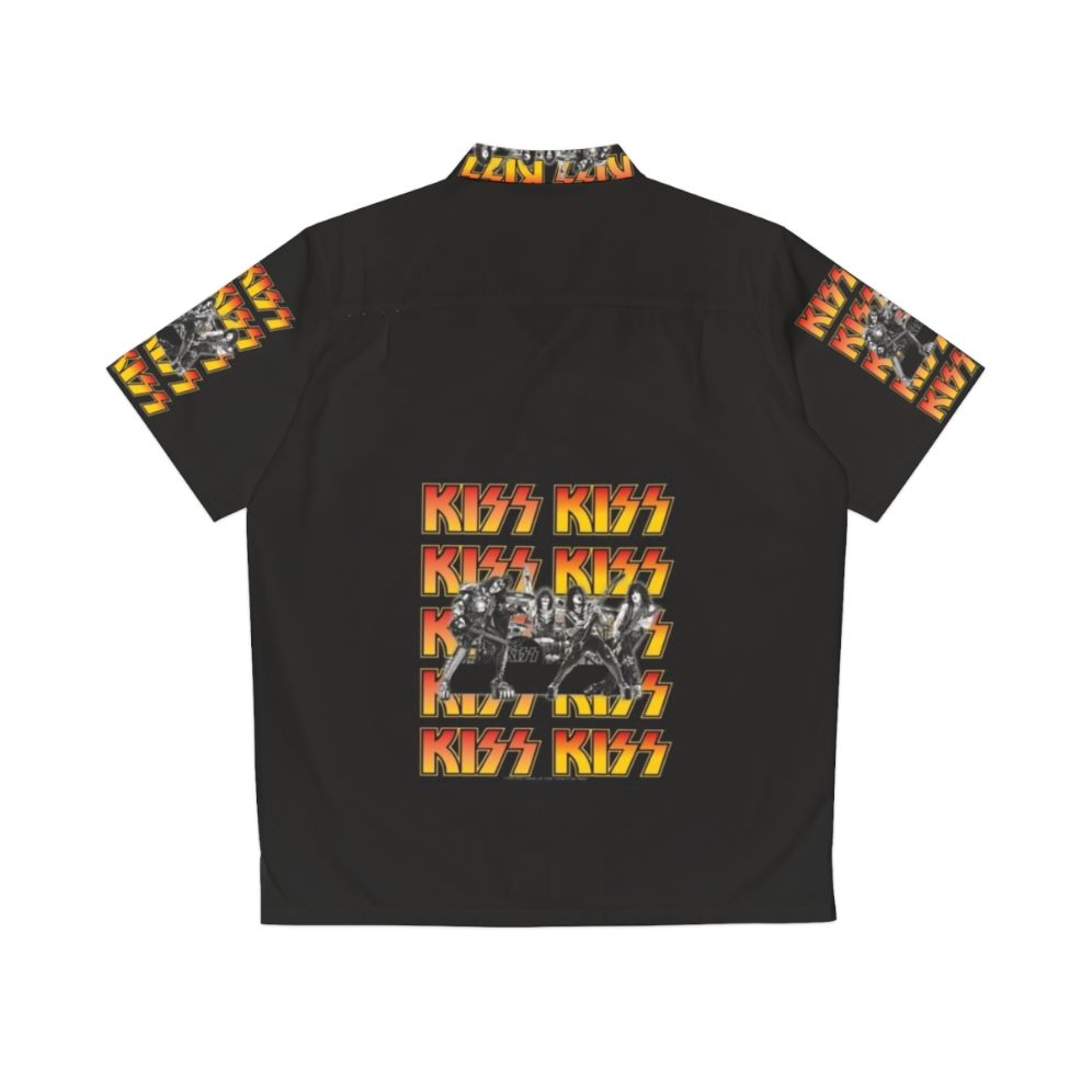 KISS band themed Hawaiian shirt - Back