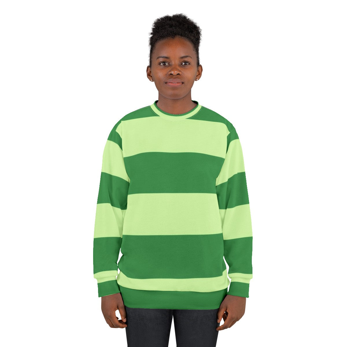 Blues Clues Green Educational Cartoon Sweatshirt - women