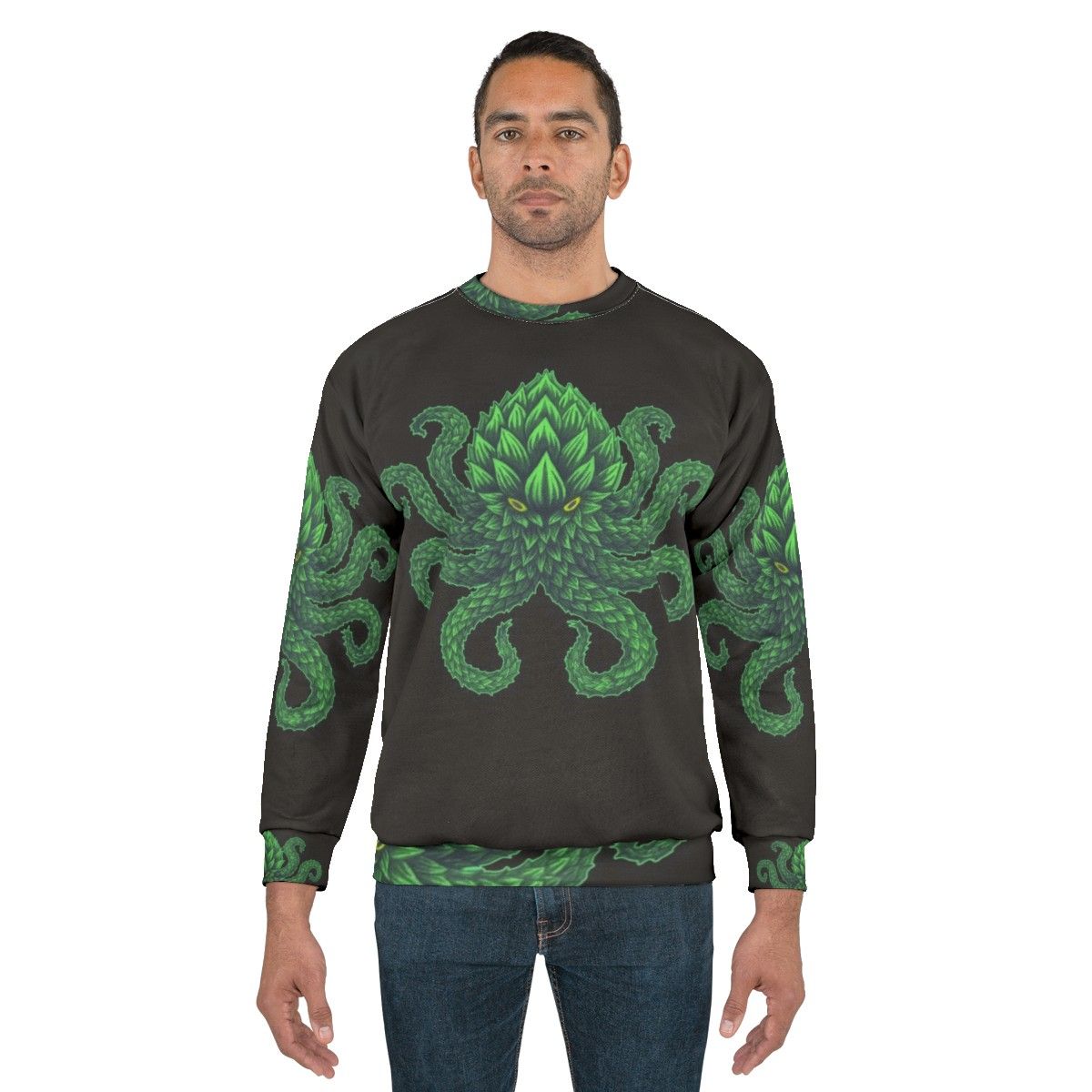 Hoppy Octo Sweatshirt - Octopus Craft Beer Lover Tee - men