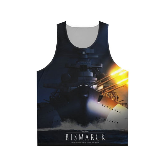 Battleship Bismarck WWII Unisex Tank Top