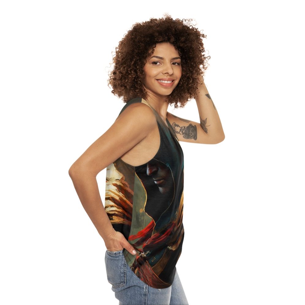 Assassin's Creed Painting Unisex Tank Top - women side