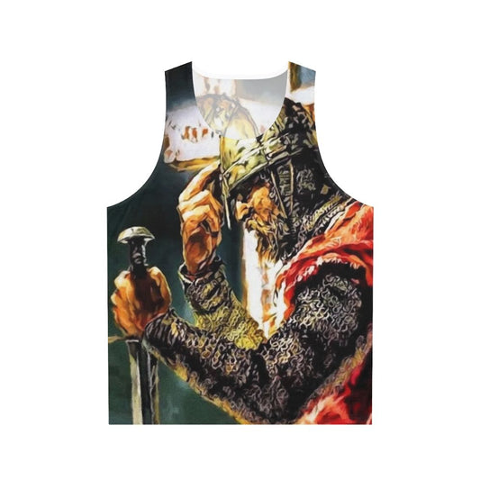 Crusader Knight Unisex Tank Top featuring Oleksandr Usyk, the Ukrainian Heavyweight Champion