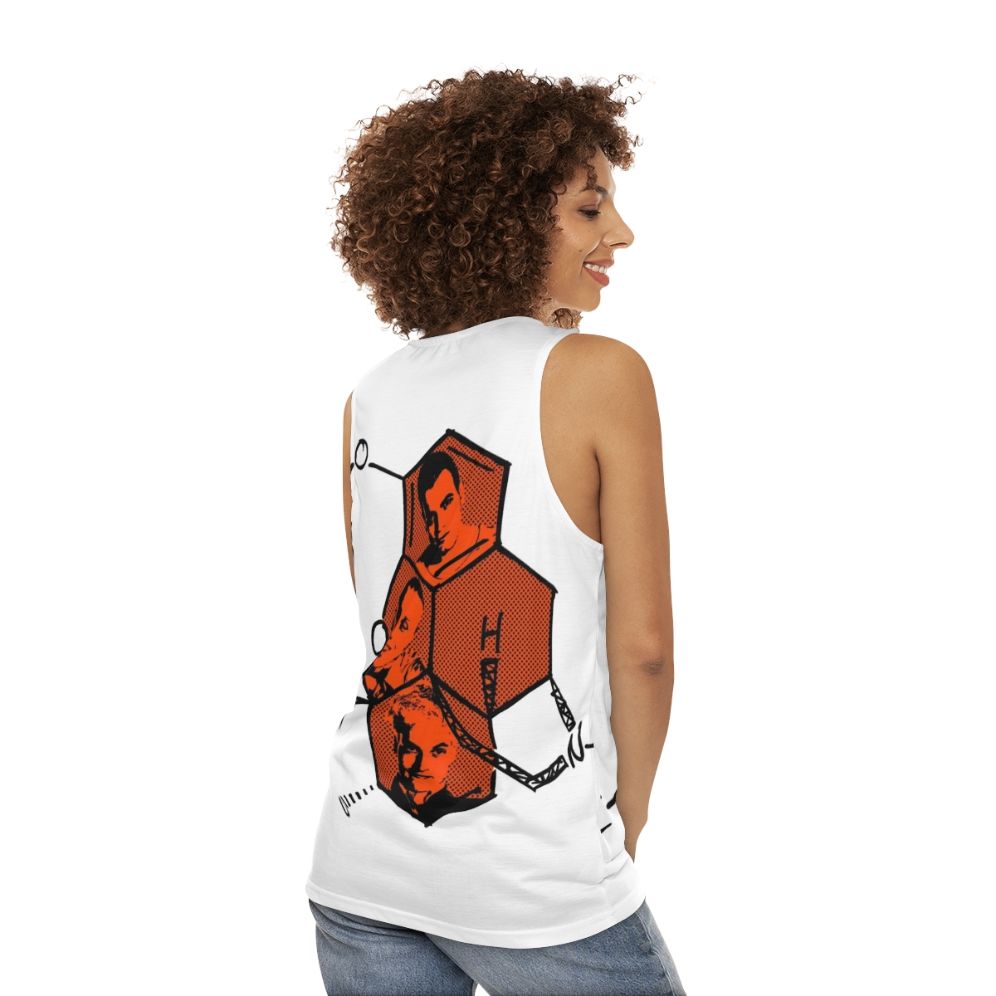 Trainspotting inspired unisex tank top - women back