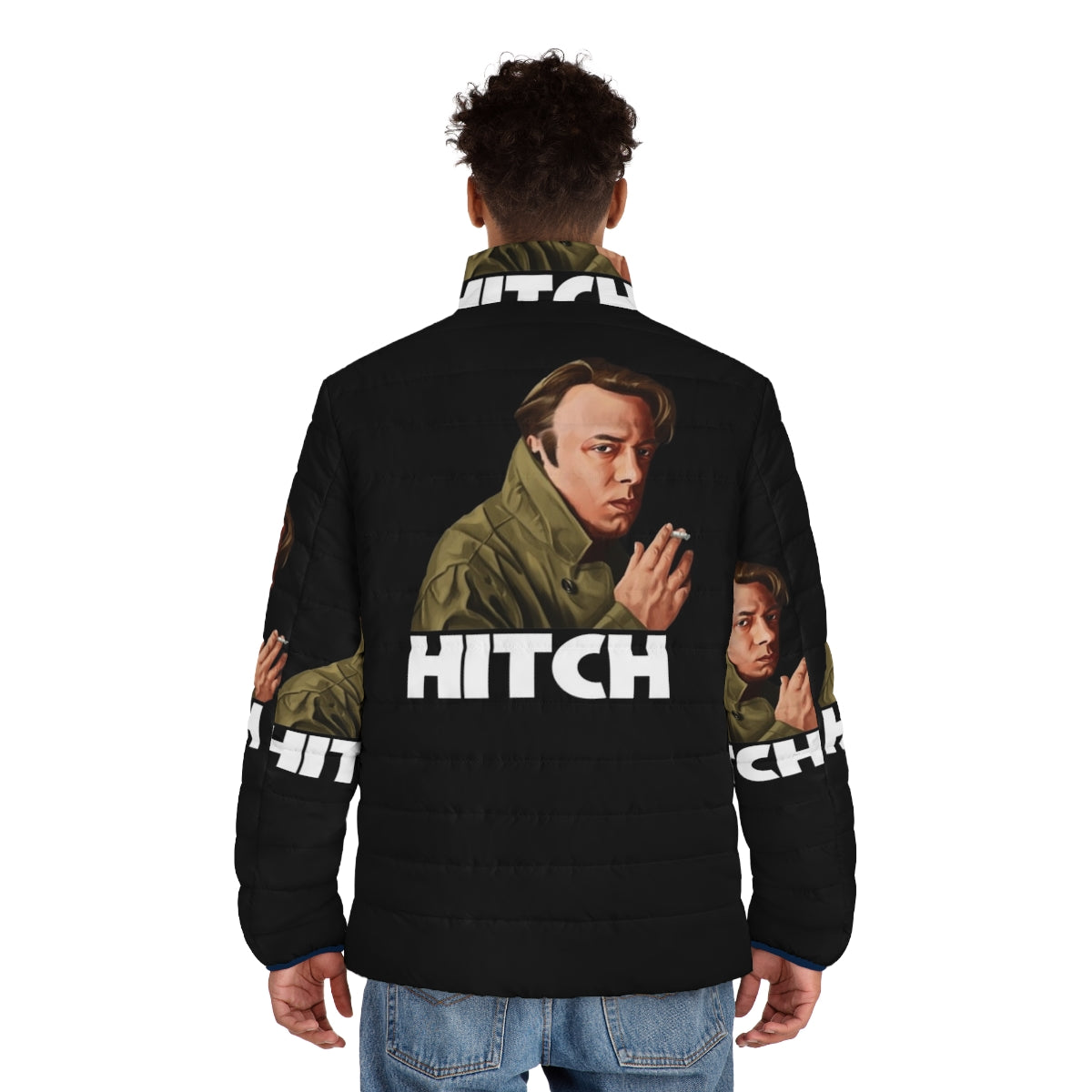 Hitch Puffer Jacket - Stylish and Warm Winter Coat for Atheists - men back