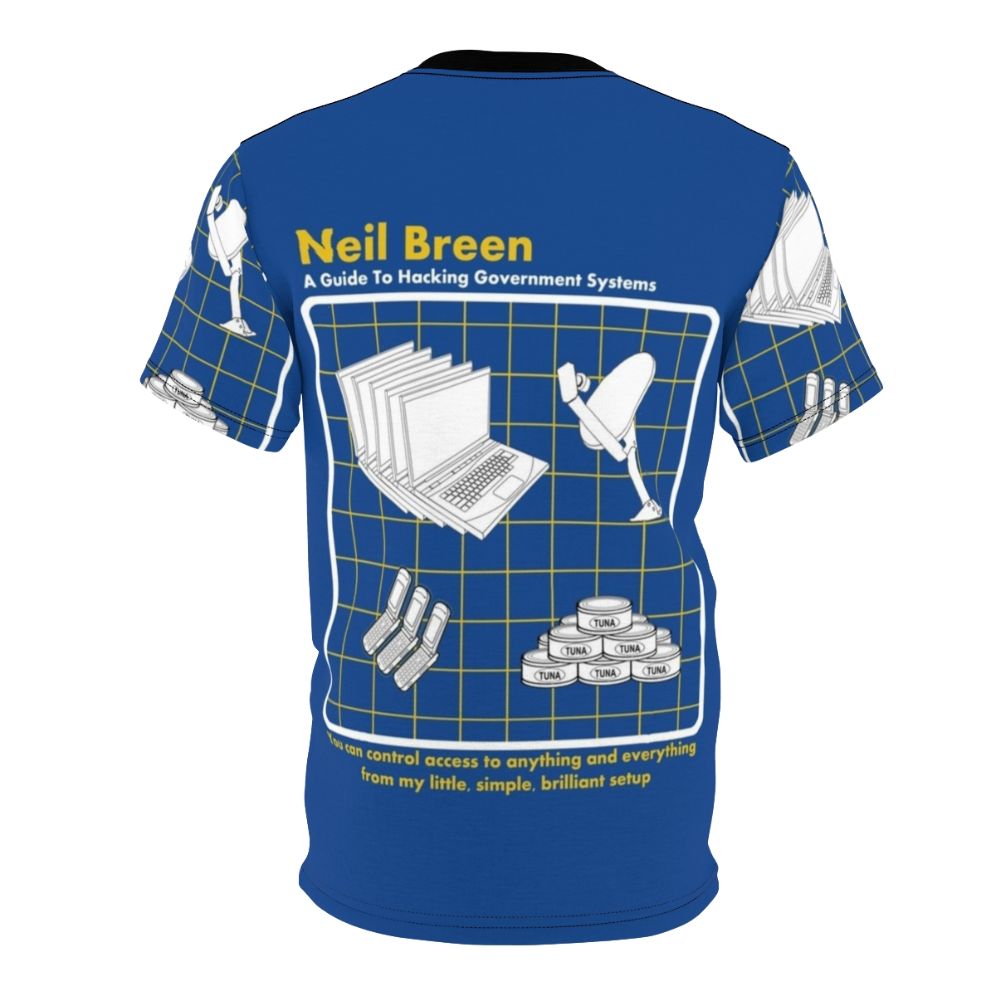 Unique AOP T-shirt featuring iconic independent filmmaker Neil Breen - Back