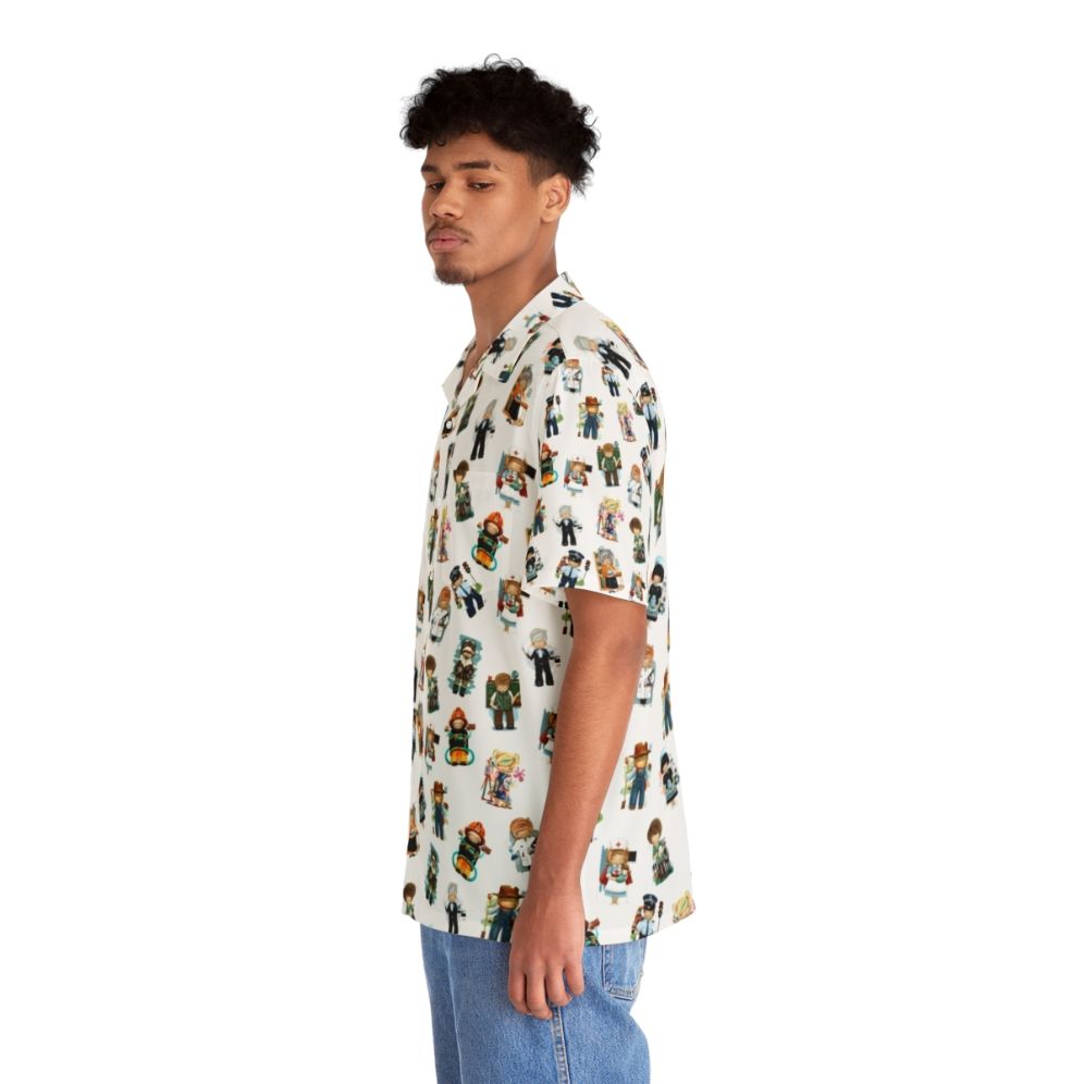 Occupations & Vocations Hawaiian Shirt for Kids - People Left