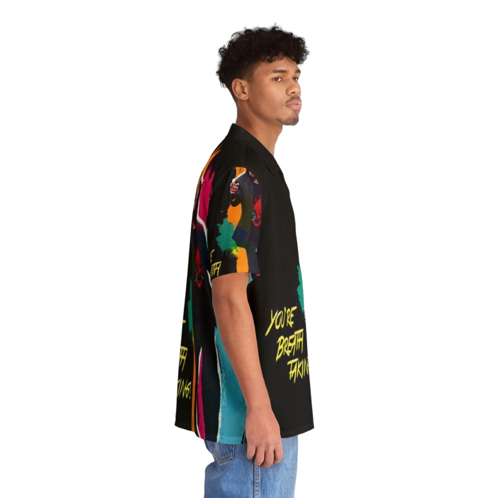 Breathtaking Cyberpunk Neon Hawaiian Shirt - People Pight