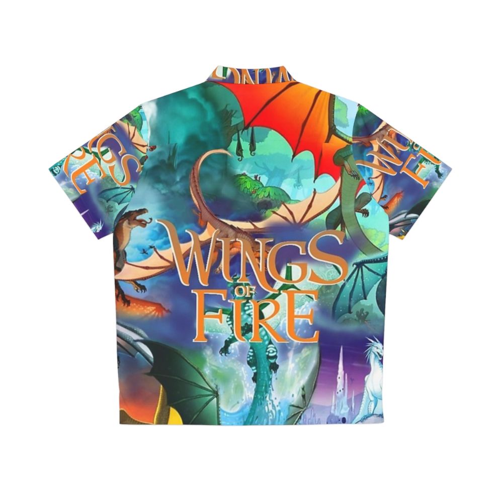 Wings of Fire Dragon Hawaiian Shirt - Back