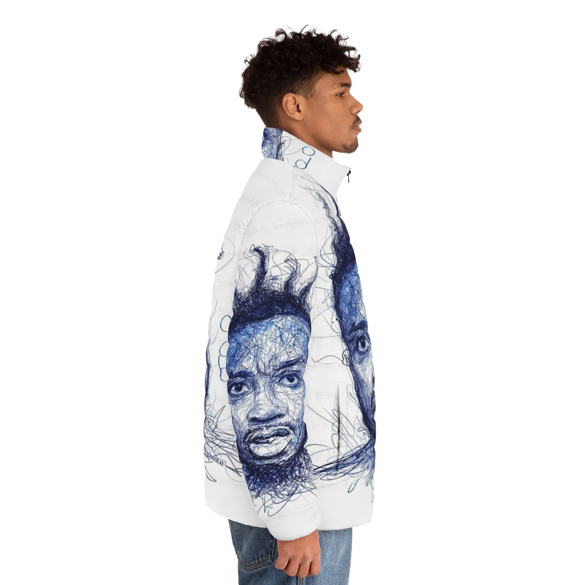 ODB by Nikkolas Wu-Tang Puffer Jacket featuring the iconic ODB design - men side right