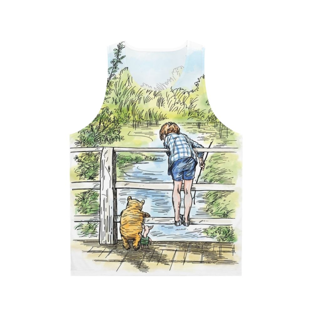 Winnie The Pooh Unisex Tank Top with Classic Illustration