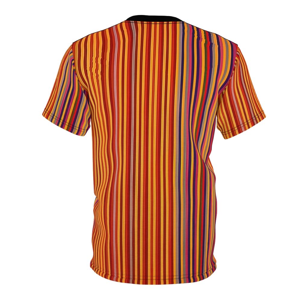 Vibrant abstract art-inspired t-shirt featuring the signature style of renowned painter Gene Davis - Back