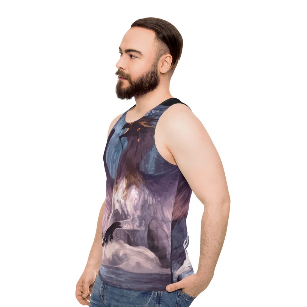 Fallen Angel Unisex Fantasy Tank Top - men side