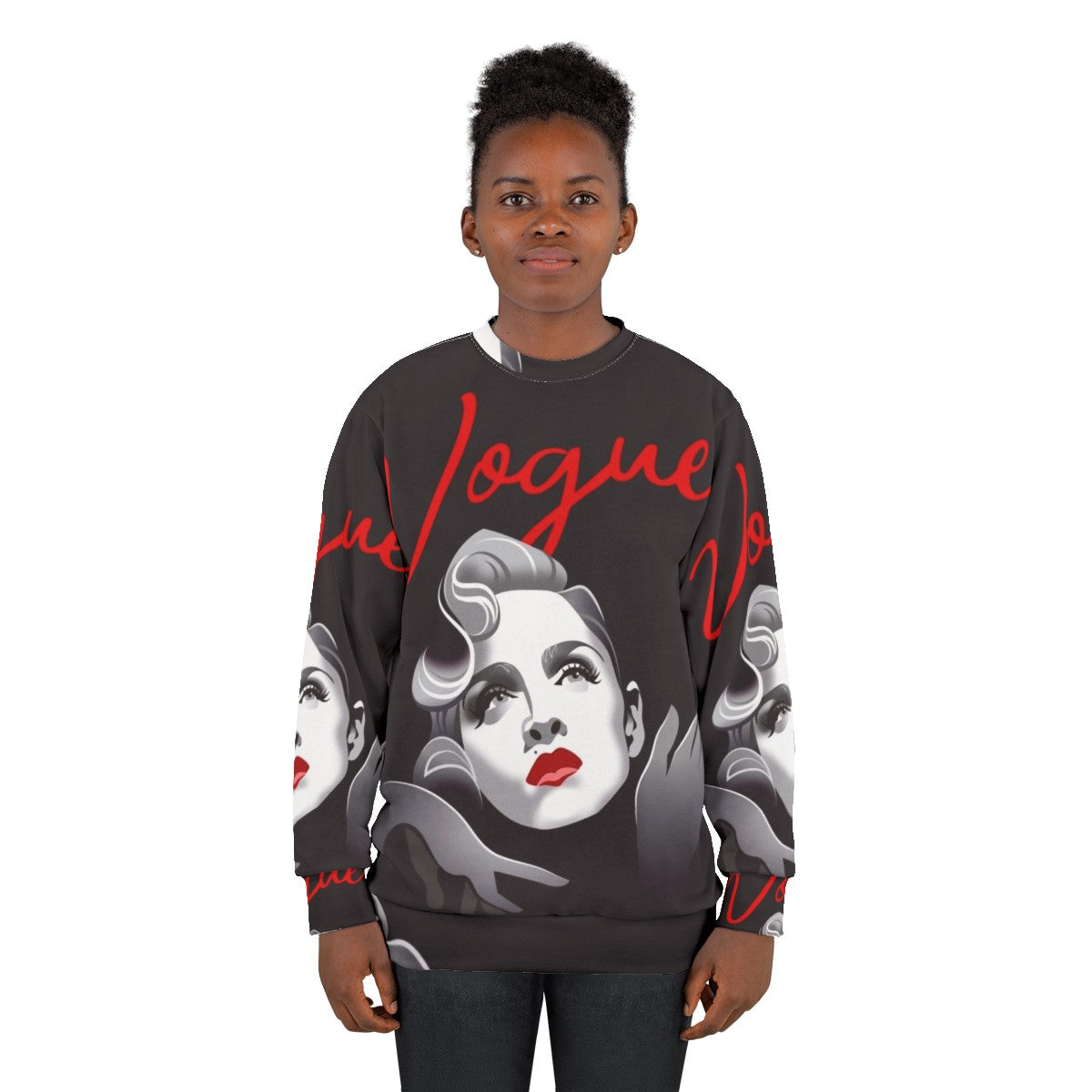 Vibrant Queen Sweatshirt with Pop Art Inspired Design - women