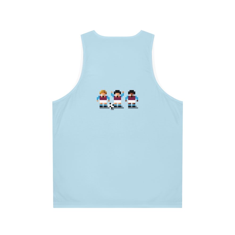 Retro gaming unisex tank top with football fan design - Back