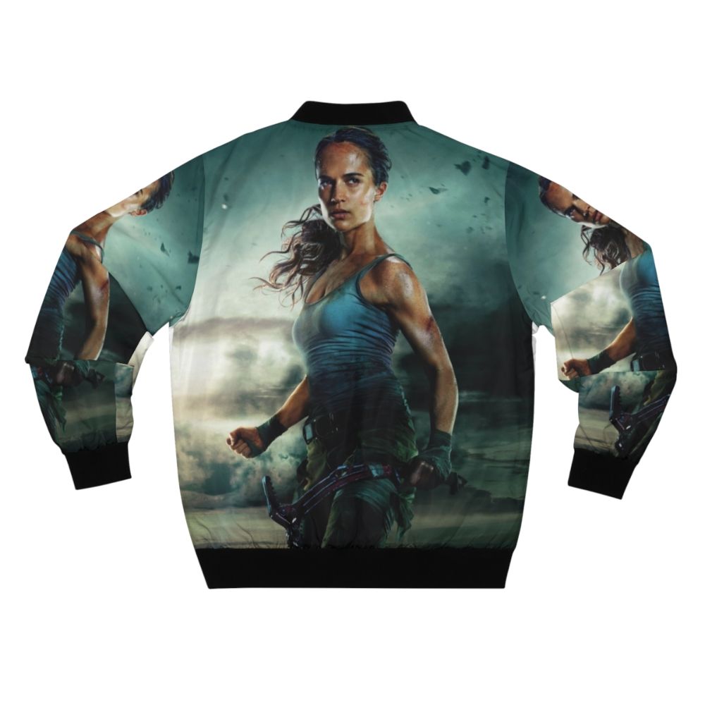 Lara Croft Tomb Raider Movie Bomber Jacket - Back