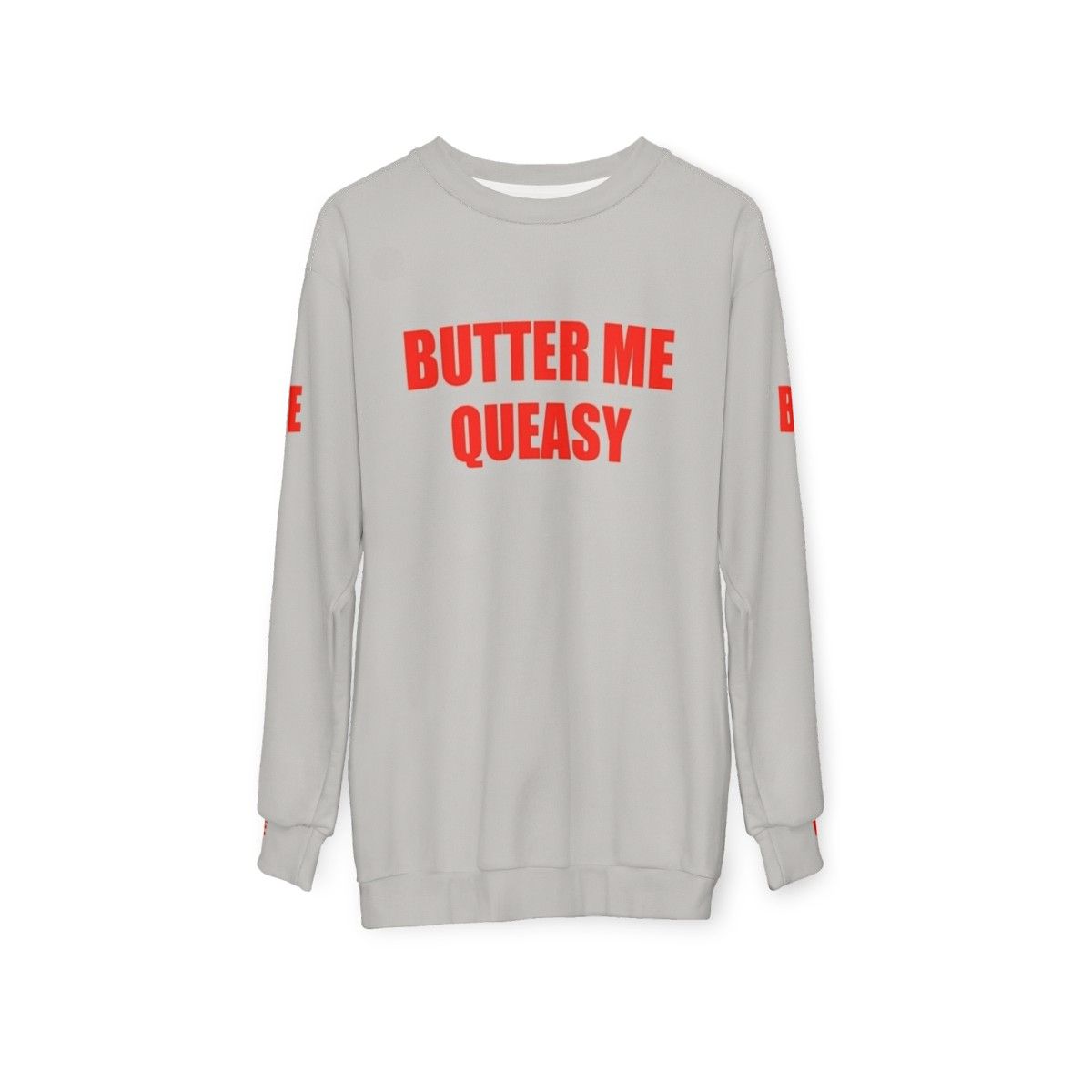 Icarly Butter Me Queasy Penny Tee Sweatshirt - hanging