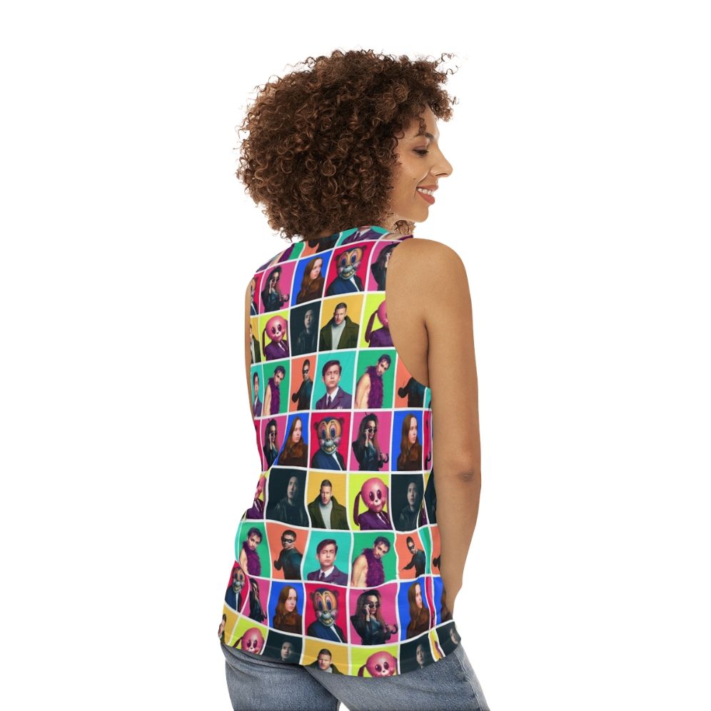 The Umbrella Academy Character Collage Unisex Tank Top - women back