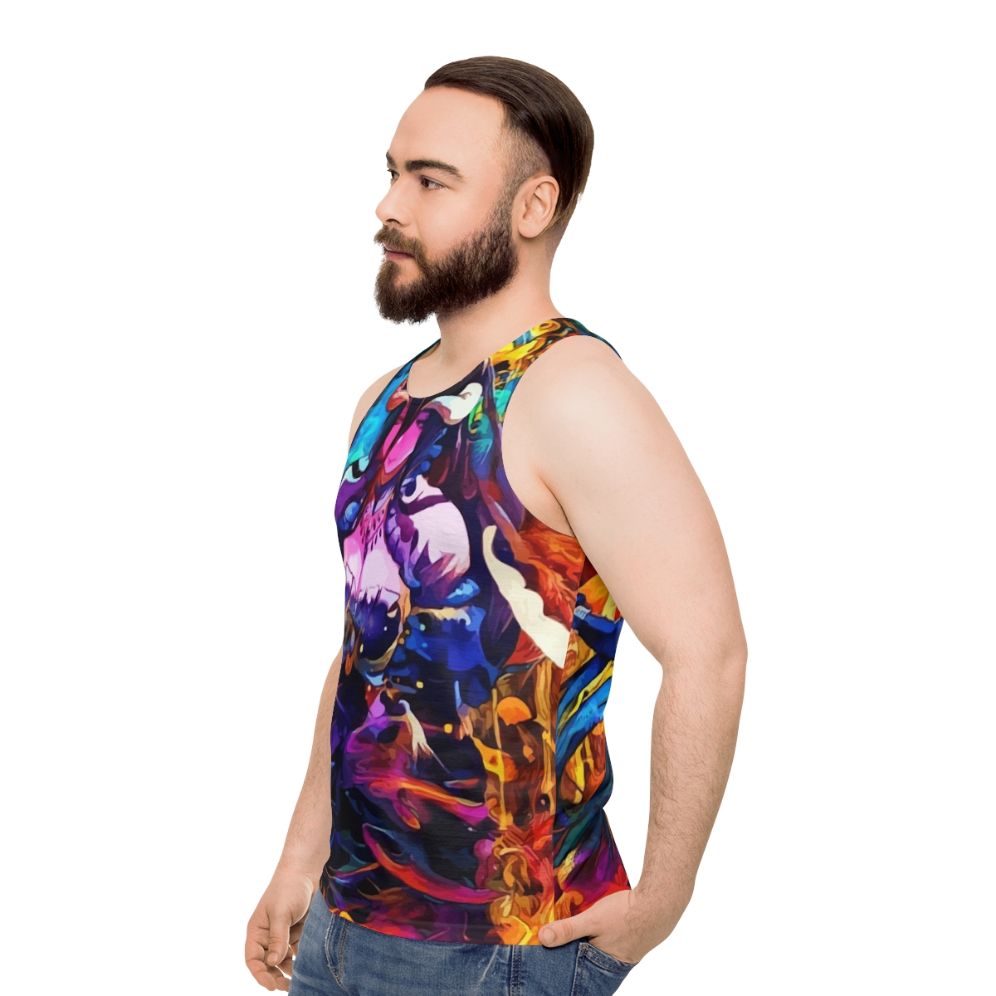 Loyal Succubus Anime Fantasy Magic Tank Top - men side