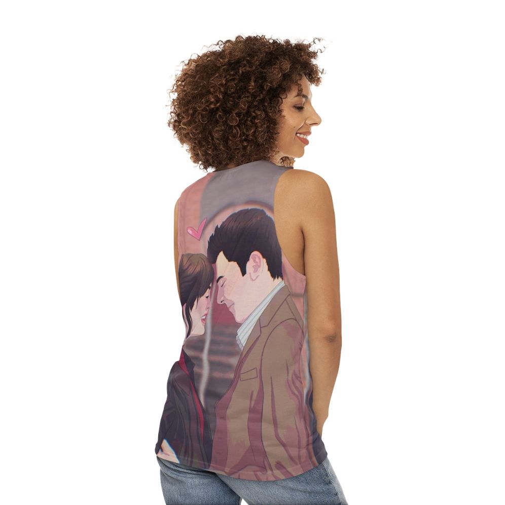 Sex Education Maeve Wiley and Otis Milburn Unisex Tank Top - women back