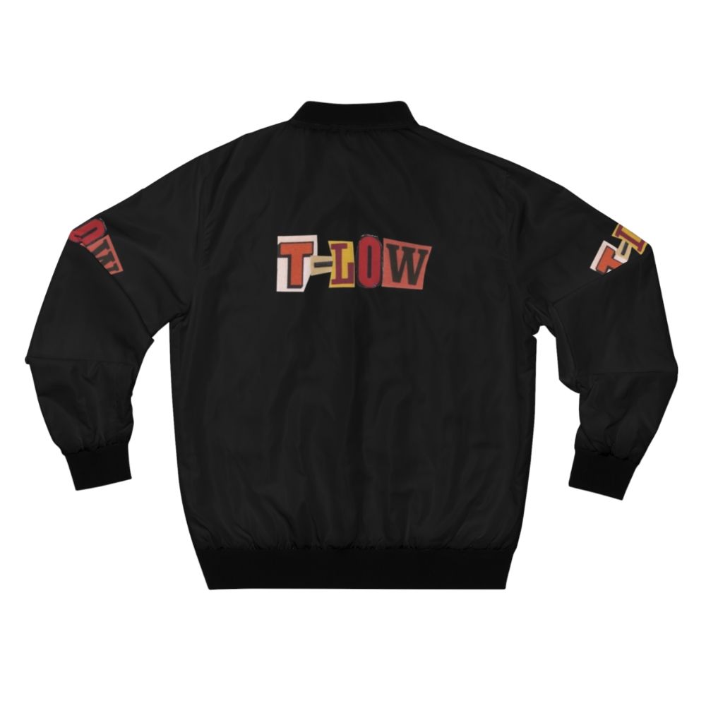 A stylish and trendy bomber jacket featuring a hip hop and rapper design - Back