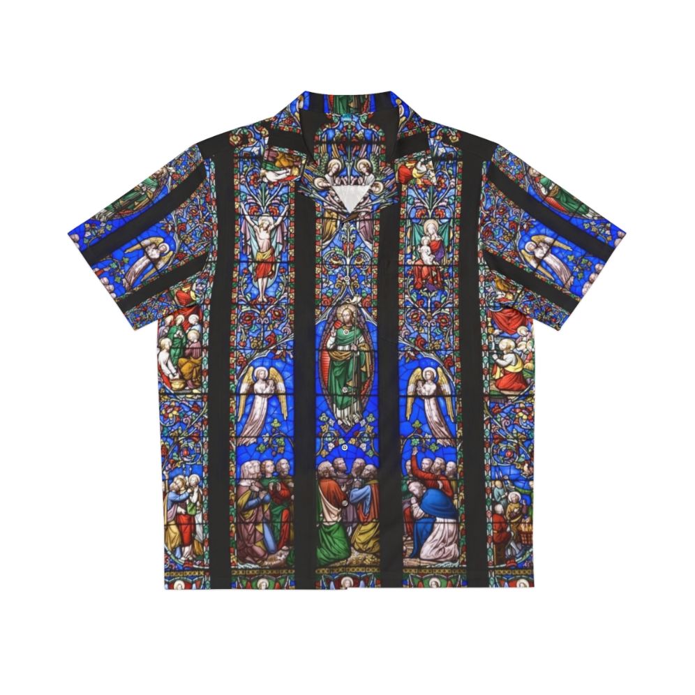 Church Stained Glass Window Hawaiian Shirt