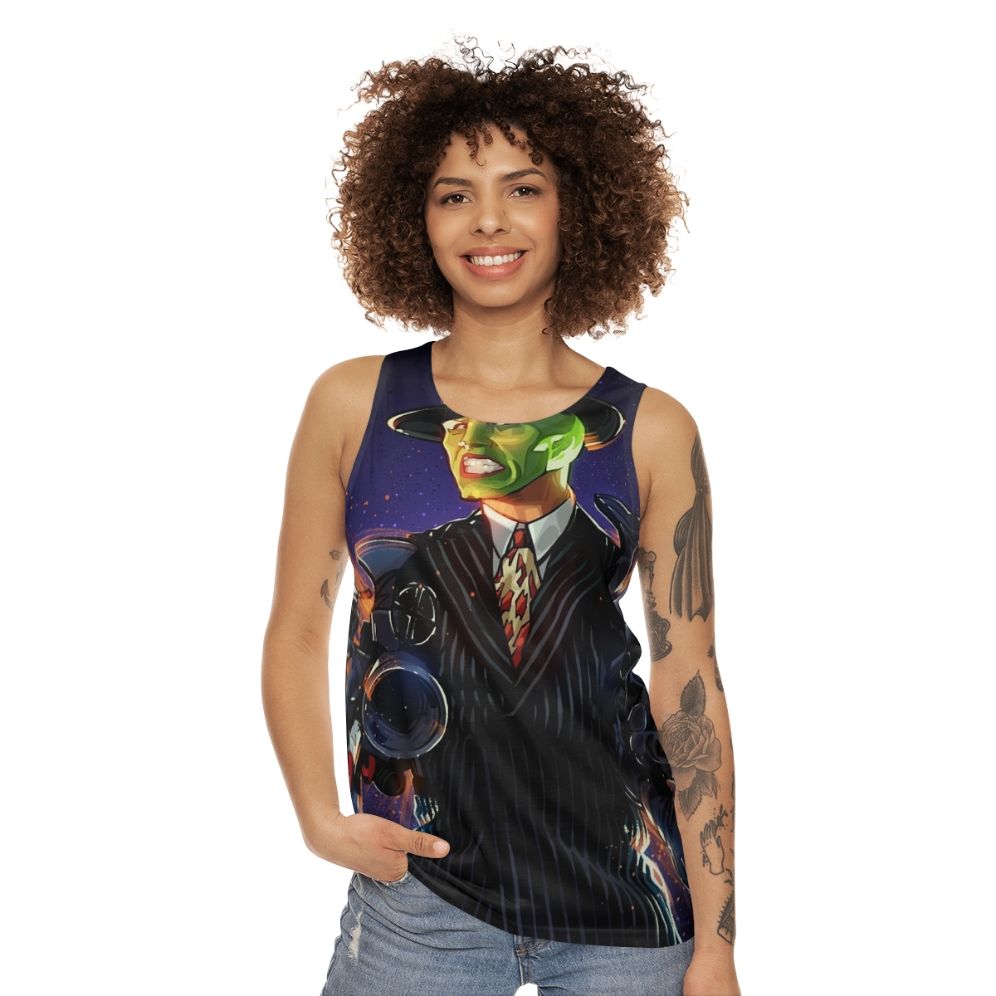 The Mask Unisex Green Superhero Tank Top - women