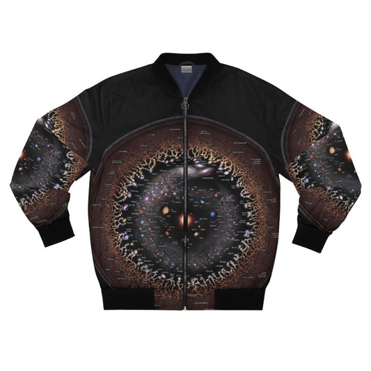 Observable Universe Logarithmic Illustration Bomber Jacket